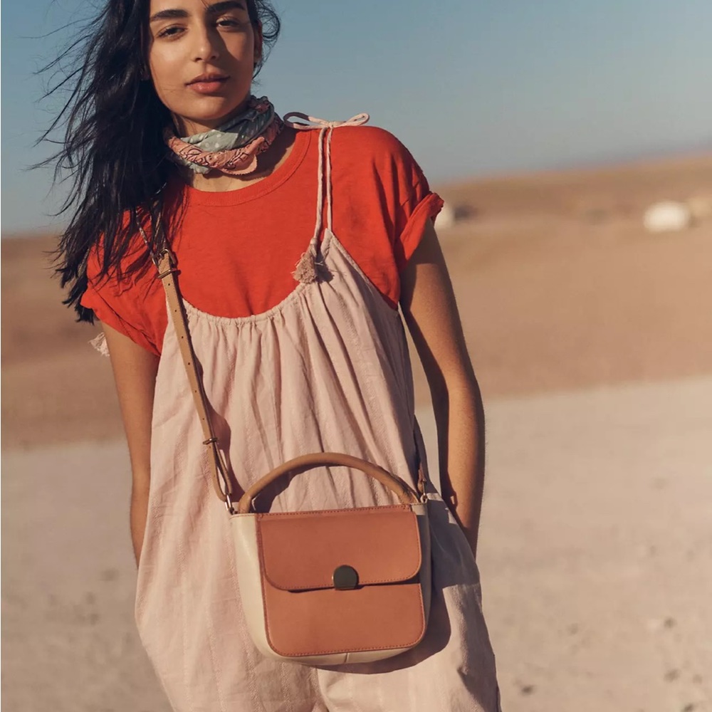 Madewell Mini Abroad Crossbody Bag in Colorblock! 💕 - Picture 4 of 5